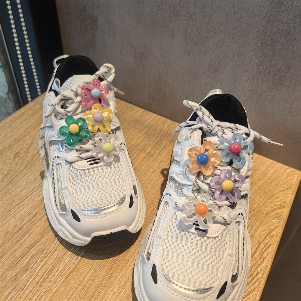 Sneaker Care Accessories - 8 Buah Hiasan Bunga Transparan Lucu