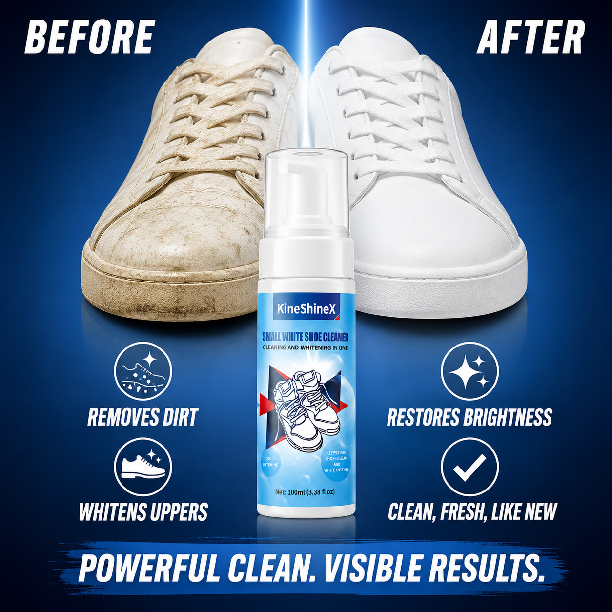 Sneaker Care Cleaner - Kit Pembersih Sepatu Gihen, Pembersih Sepatu