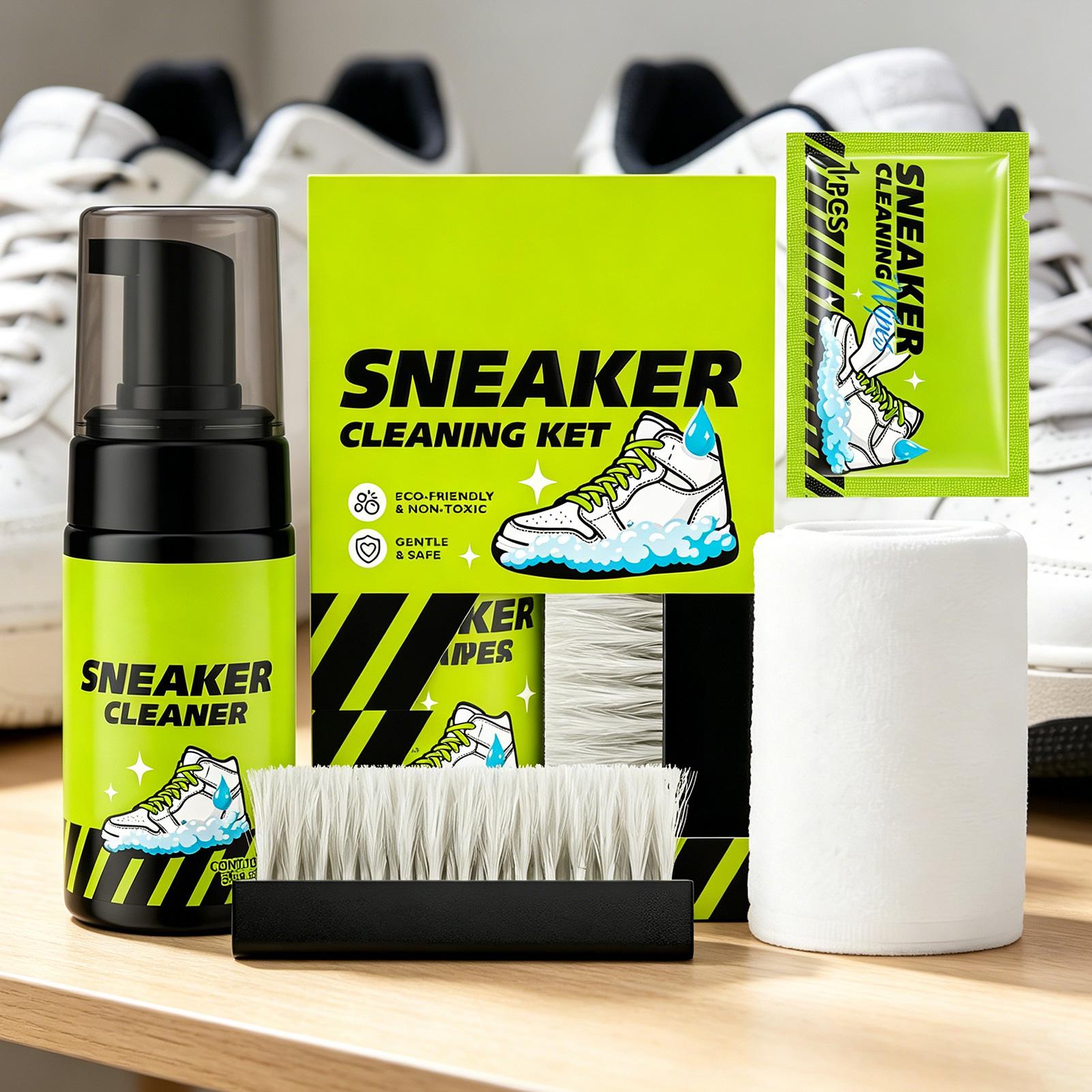 Pembersih Sepatu 4 Buah 100ml  - Sneaker Care White ulasan dan harga