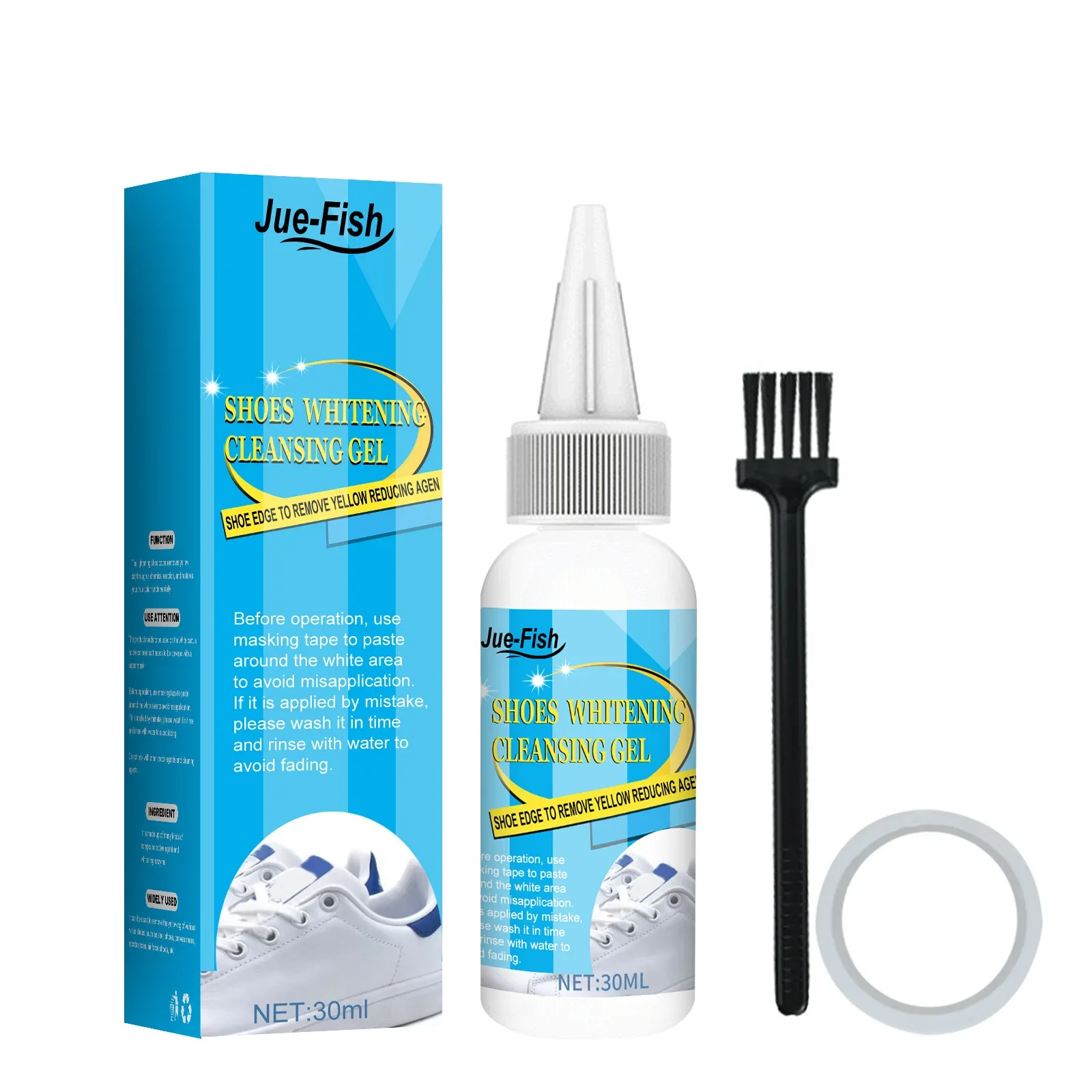 Putih sepatu Gel pembersih nod - Sneaker Cleaning Kit ulasan dan harga