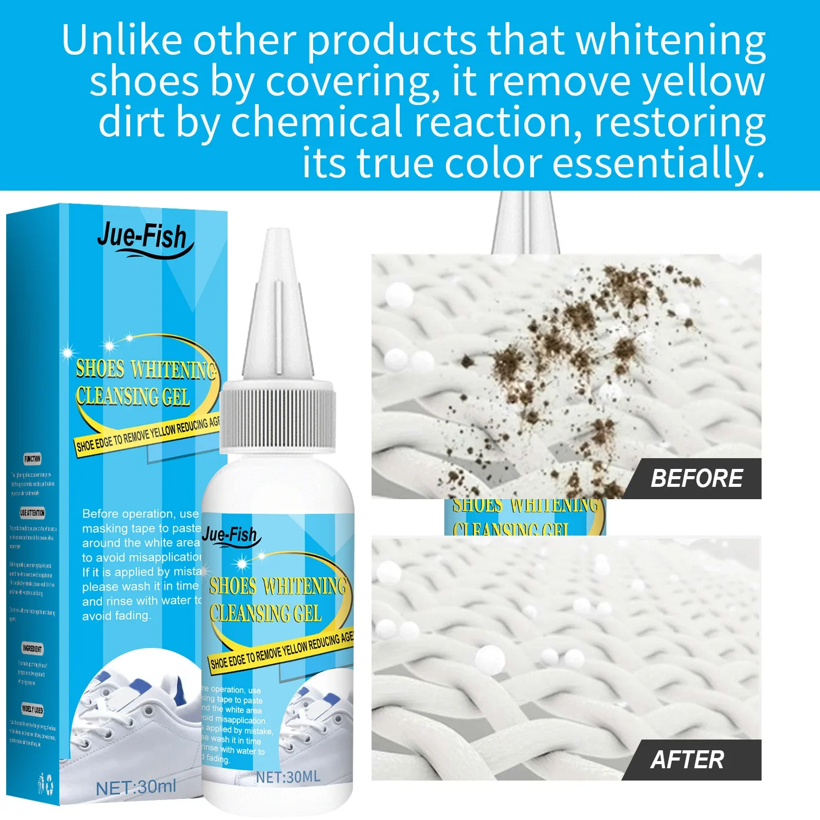Putih sepatu Gel pembersih nod - Sneaker Cleaning Kit ulasan dan harga